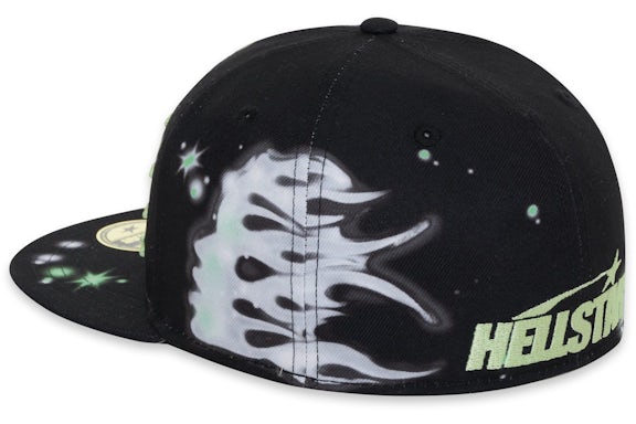 Hellstar NY Snapback Graffiti Hat Black/Neon