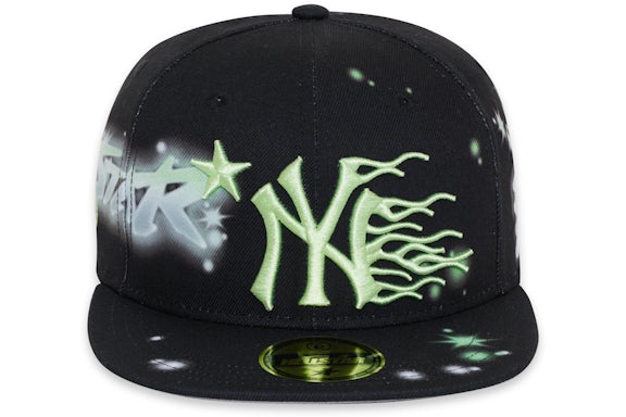 Hellstar NY Snapback Graffiti Hat Black/Neon