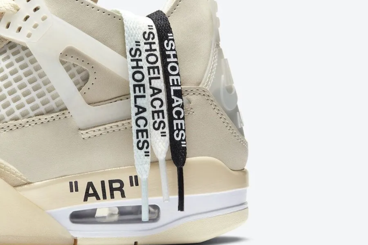 Nike AIR Jordan 4 OFF-White Segel